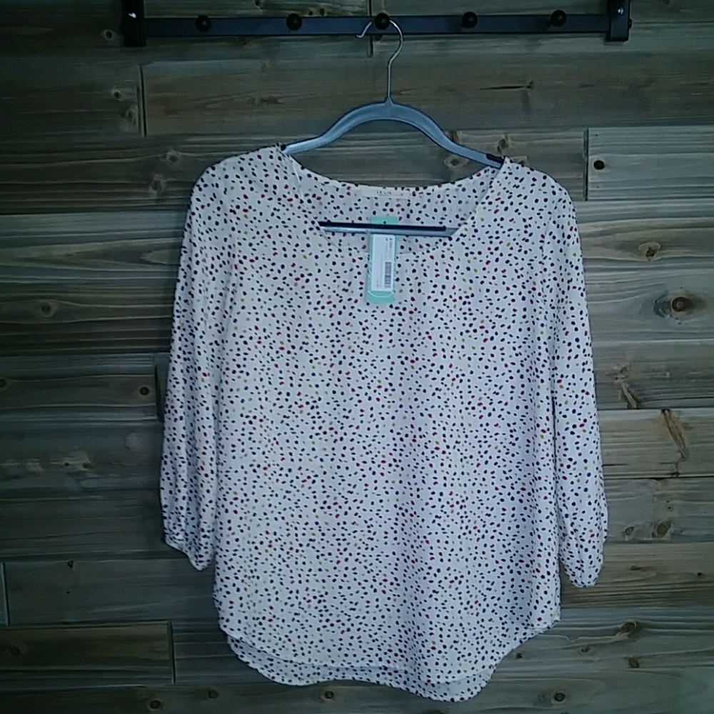 Me Lis Grove Scoop Neck Blouse